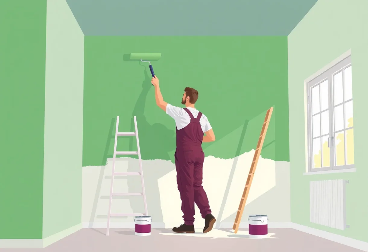 Peintre Romilly-sur-Seine 10100 en intervention sur un chantier